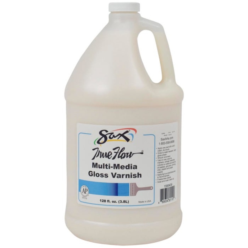 Sax True Flow Multi-Media Varnish, Gloss Finish, 1 Gallon
