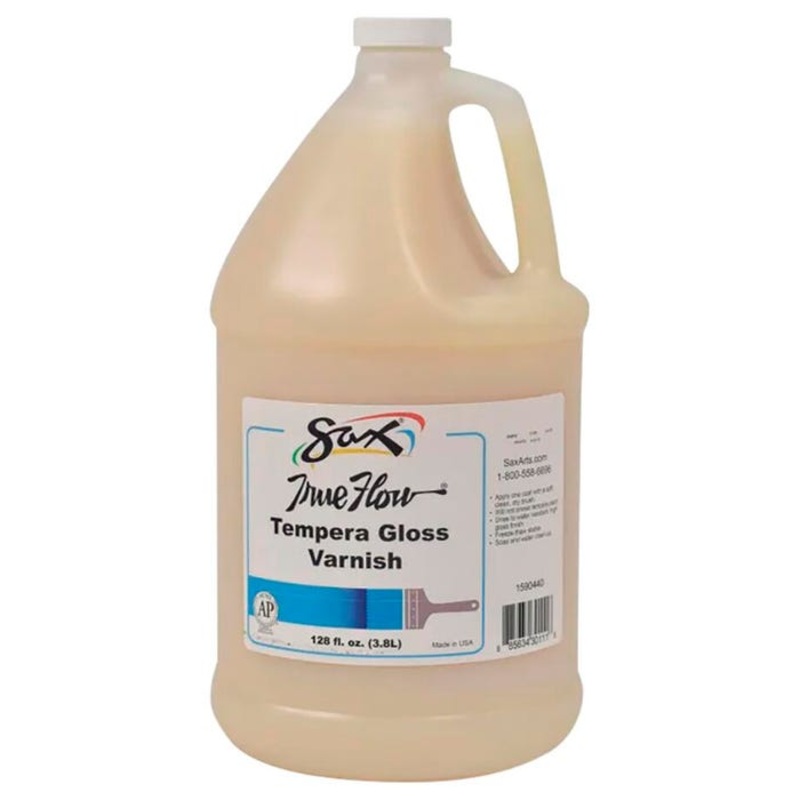 Sax True Flow Tempera Gloss Varnish, 1 Gallon