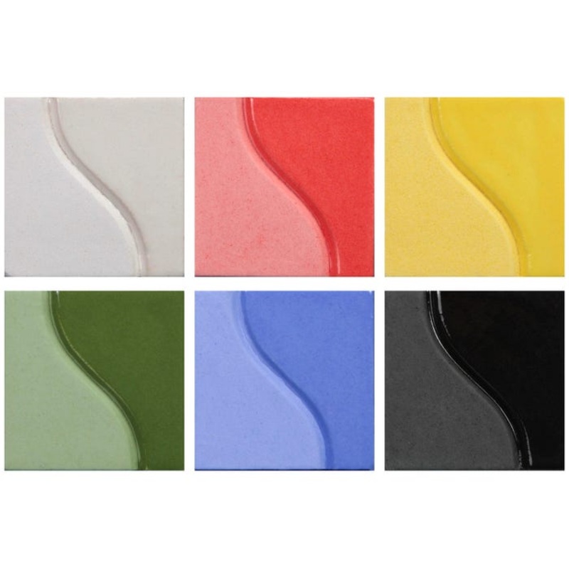 Sax Underglaze Set, 1 Pint Containers, Assorted Colors, Set of 6