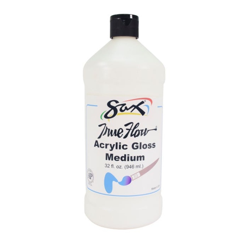 Sax Acrylic Gloss Medium Preparation and Protection, 1 Quart