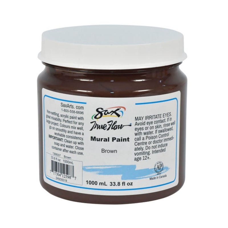 Sax Acrylic Mural Paint, 33.8 Ounces, Brown