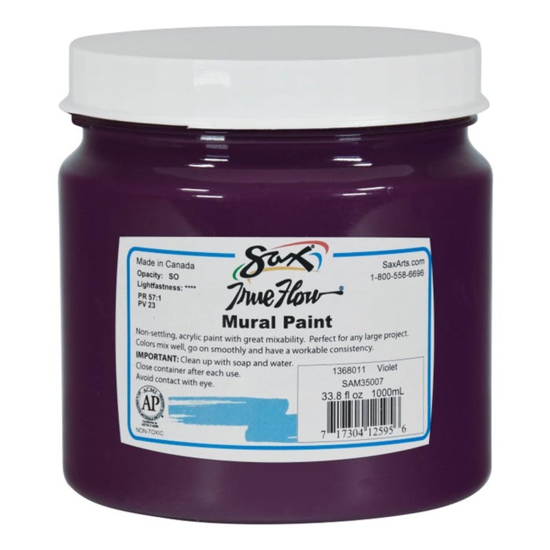 Sax Acrylic Mural Paint, 33.8 Ounces, Violet