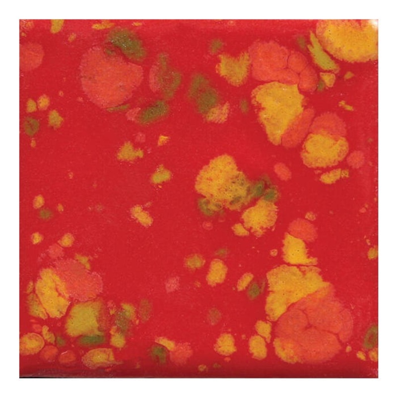 Sax Colorburst Glaze, Firecracker Red, 1 Pint
