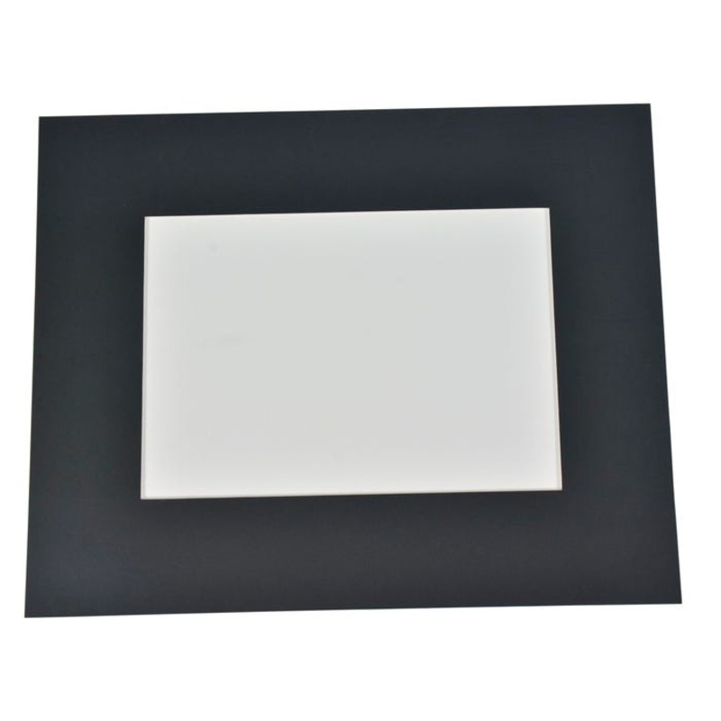 Sax Die-Cut Mat Boards, 11 x 14 Inches, Smooth Black, Pack of 10