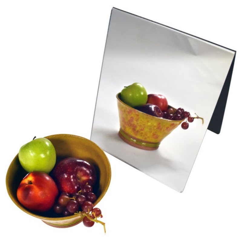 Sax Double Sided Self-Portrait Mirror, 8-1/2 x 11 Inches