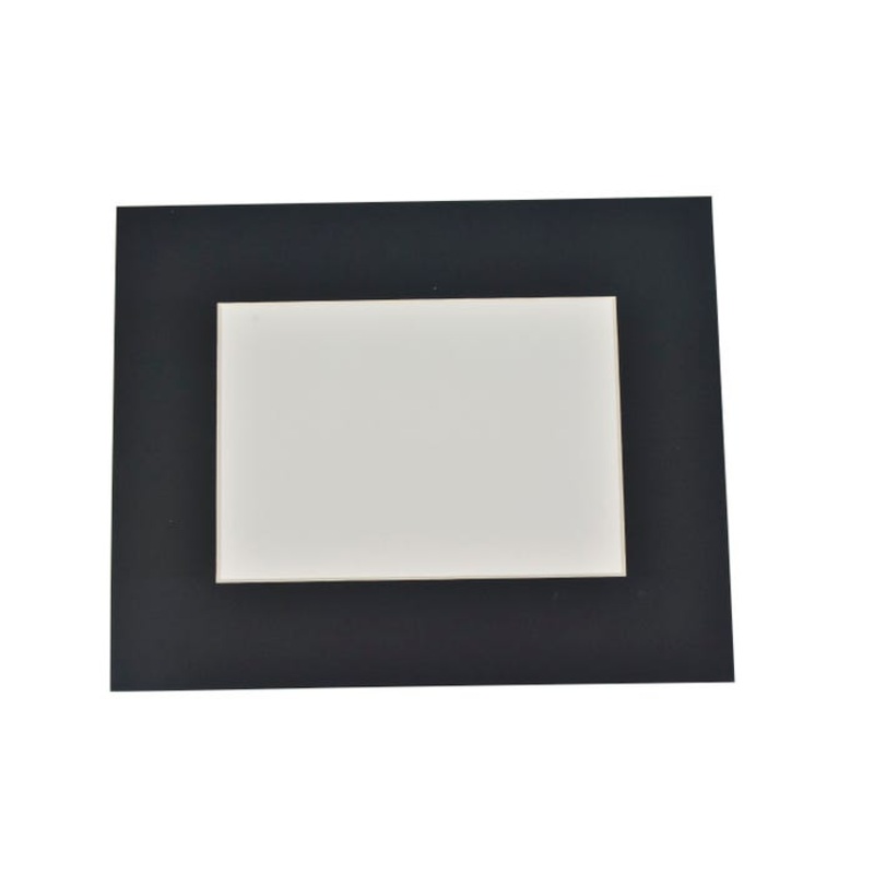 Sax Premium Pre-Cut Mat, 8 x 10 Inches, Black, Pack of 10