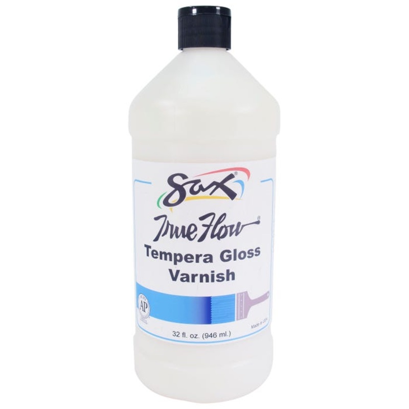 Sax True Flow Tempera Varnish, Gloss Finish, Quart