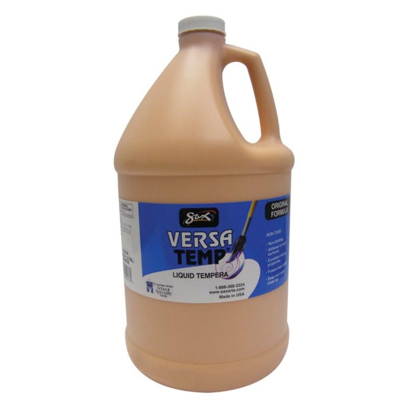 Sax Versatemp Heavy-Bodied Tempera Paint, 1 Gallon, Peach