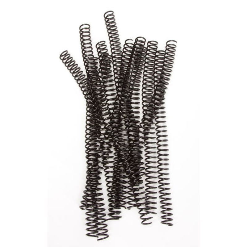 Sax Book Making Binding Coils, 9 Inches, Black, Pack of 12