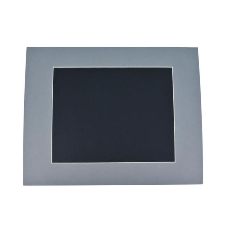 Sax Die-Cut Mat Boards, 16 x 20 Inches, Mid-Gray/Smooth Black, Pack of 10