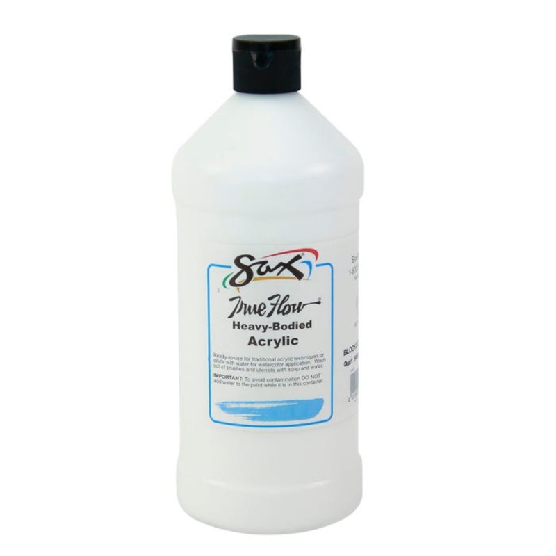 Sax Heavy Body Acrylic Paint, 1 Quart, Blockout White