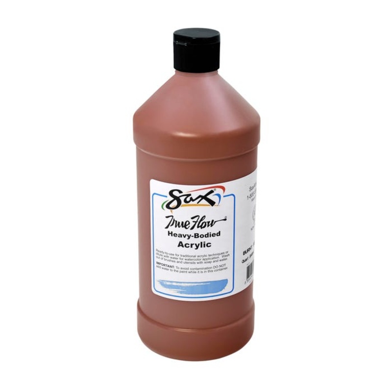 Sax Heavy Body Acrylic Paint, 1 Quart, Burnt Sienna