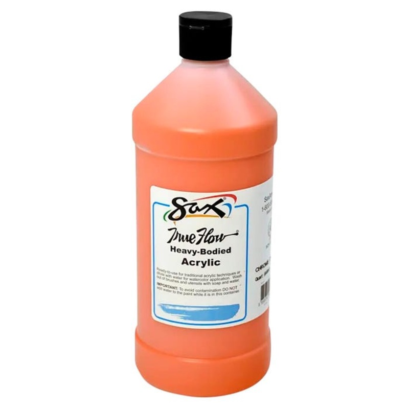 Sax Heavy Body Acrylic Paint, 1 Quart, Chrome Orange