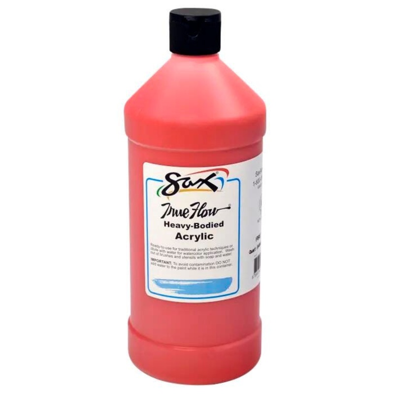 Sax Heavy Body Acrylic Paint, 1 Quart, Fire Red