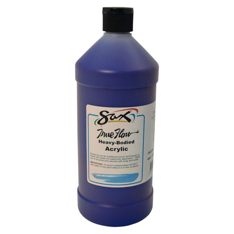 Sax Heavy Body Acrylic Paint, 1 Quart, Phthalo Blue
