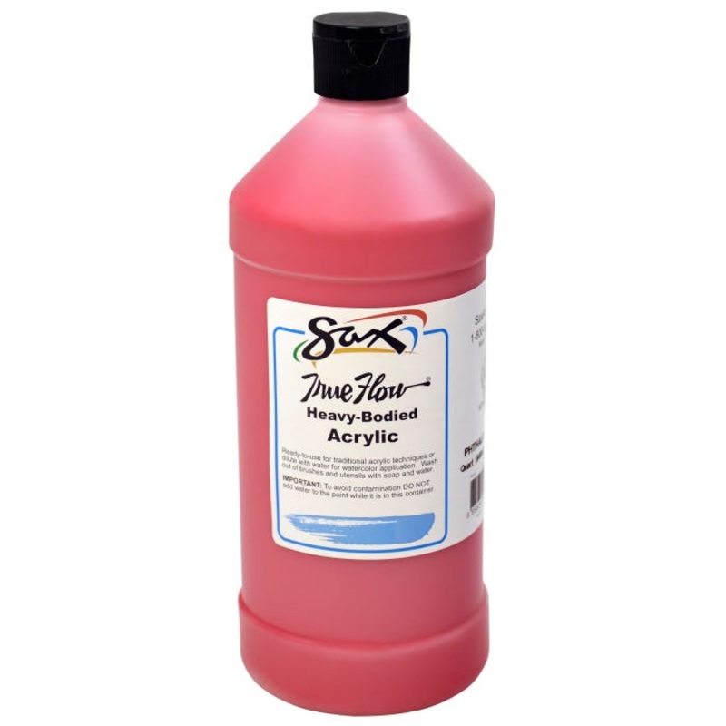 Sax Heavy Body Acrylic Paint, 1 Quart, Phthalo Red