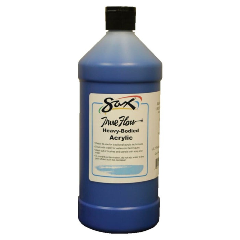 Sax Heavy Body Acrylic Paint, 1 Quart, Ultramarine Blue