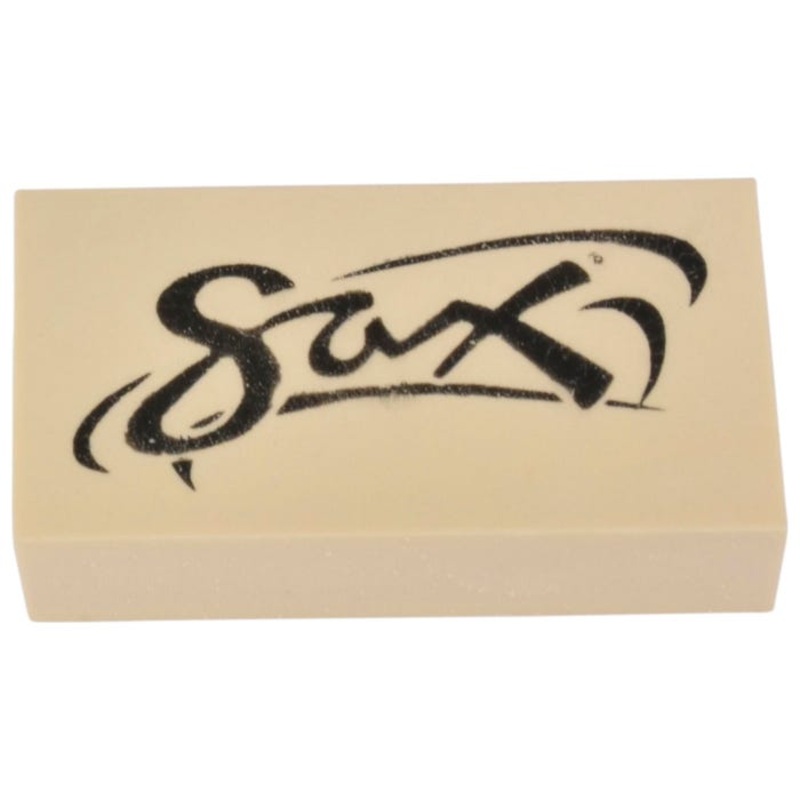 Sax Non-Abrasive Soap Erasers, 2 x 1 x 1/2 Inches, White, Pack of 12