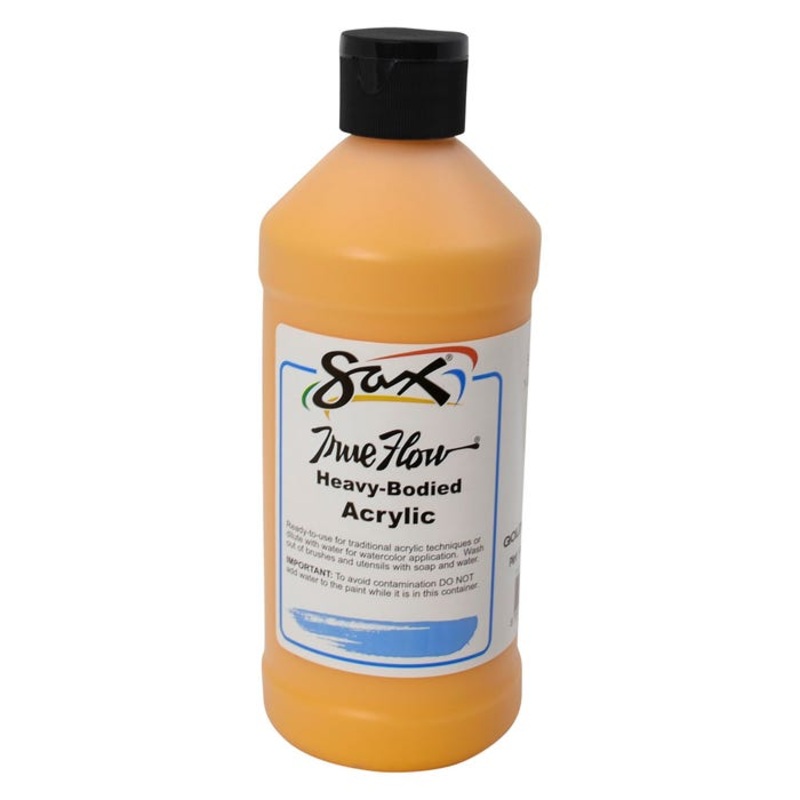 Sax Heavy Body Acrylic Paint, 1 Pint, Golden Yellow
