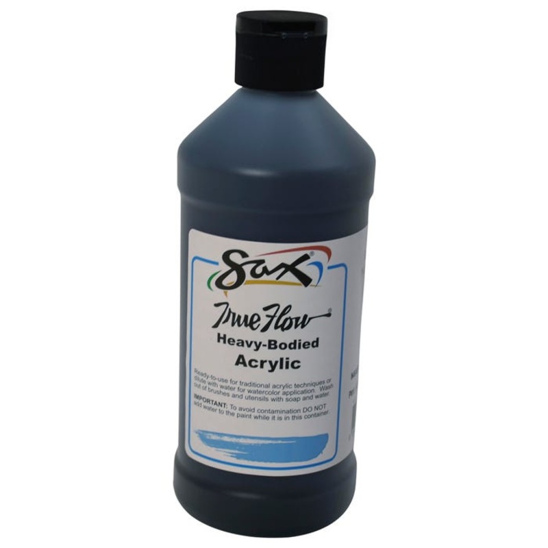 Sax Heavy Body Acrylic Paint, 1 Pint, Mars Black