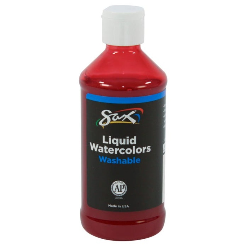 Sax Liquid Washable Watercolor Paint, 8 Ounces, Coral