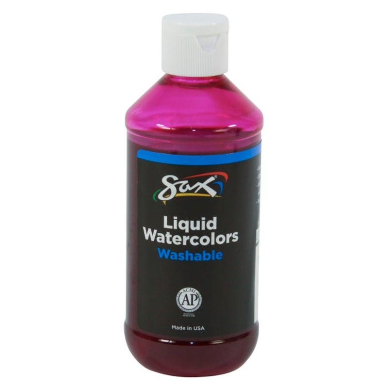 Sax Liquid Washable Watercolor Paint, 8 Ounces, Pink