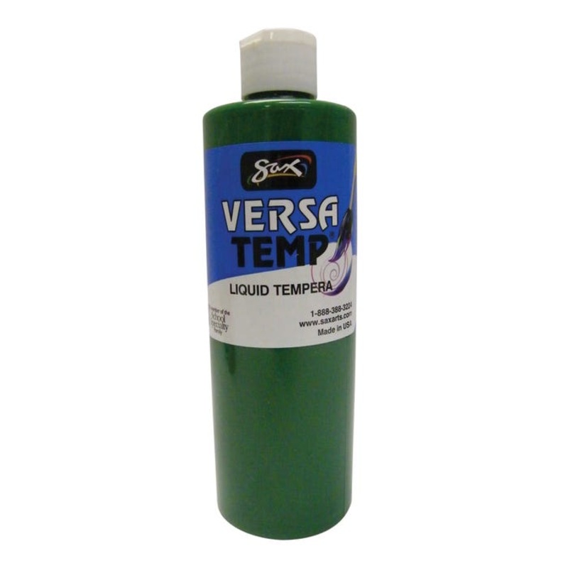 Sax Versatemp Heavy-Bodied Tempera Paint, 1 Pint, Green