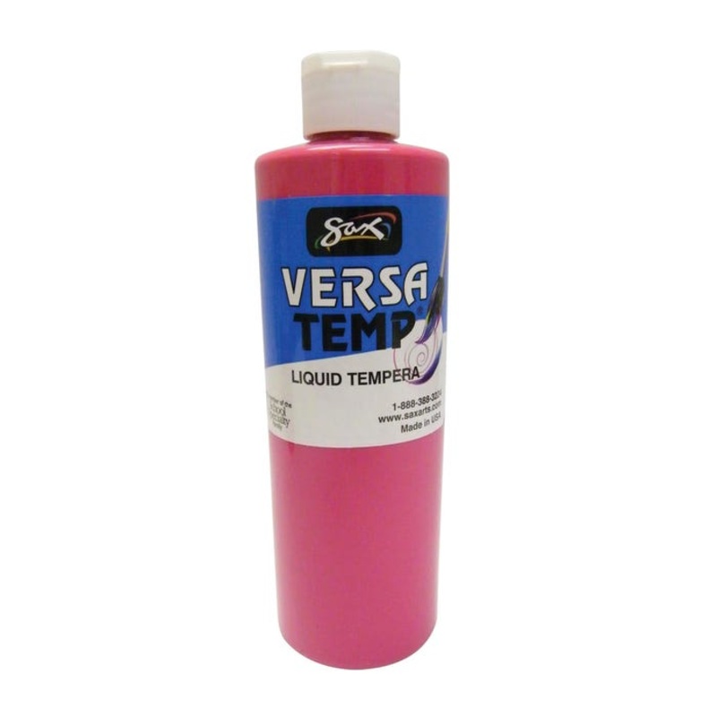 Sax Versatemp Heavy-Bodied Tempera Paint, 1 Pint, Magenta