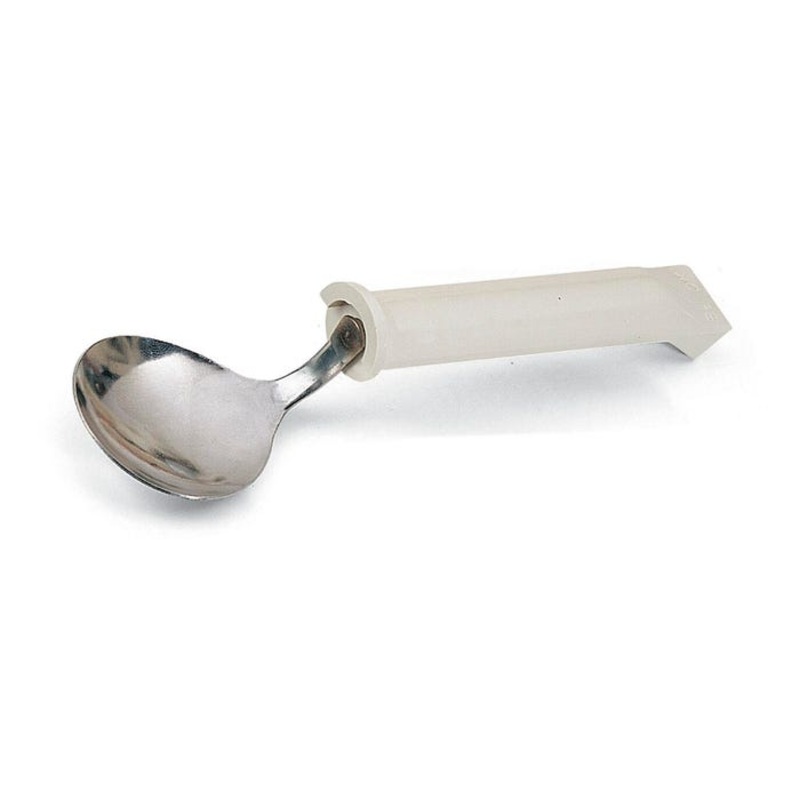 Plastic Handle Swivel Soup Spoon