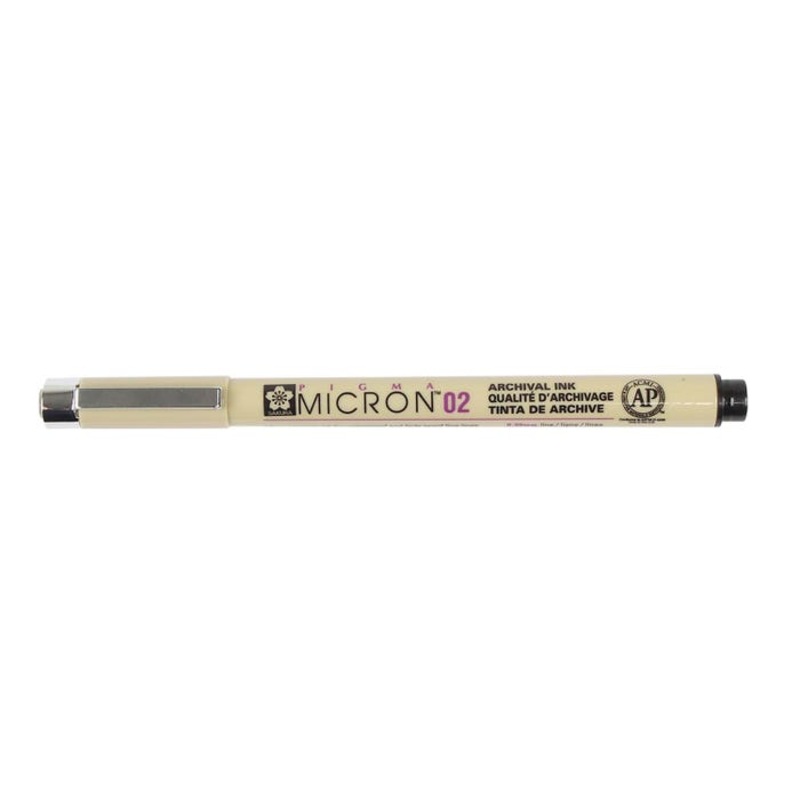 Sakura Pigma Micron Non-Toxic Permanent Waterproof Pen, 0.3 mm Tip, Black, Pack of 12
