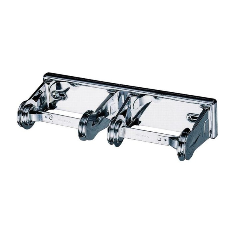 San Jamar Double Roll Locking Tissue Dispenser, Chrome