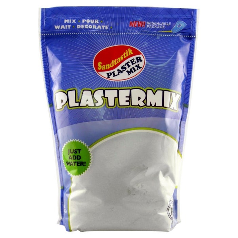 Sandtastik Plastermix Art Plaster, Arctic White, 5 Pounds