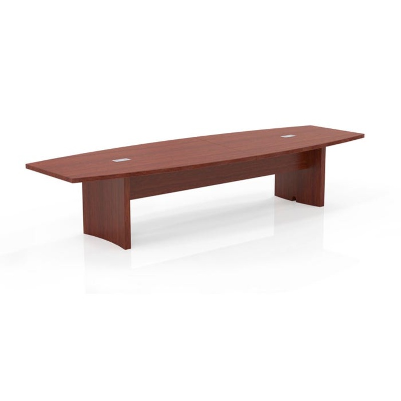 Safco Aberdeen Boat Shape Conference Table, 144 x 48 x 29-1/2 Inches