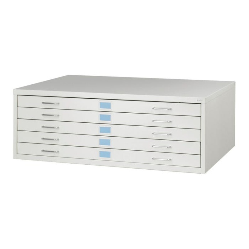 Safco Facil Flat File Cabinet, 46-1/4 x 32 x 16-1/2 Inches