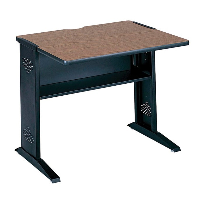 Safco Reversible Top Mobile Computer Desk, 35-1/2 x 28 x 30 Inches