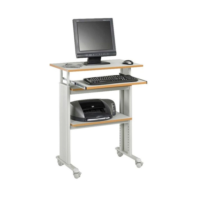 Safco Stand-Up Workstation, Gray, 100 lbs