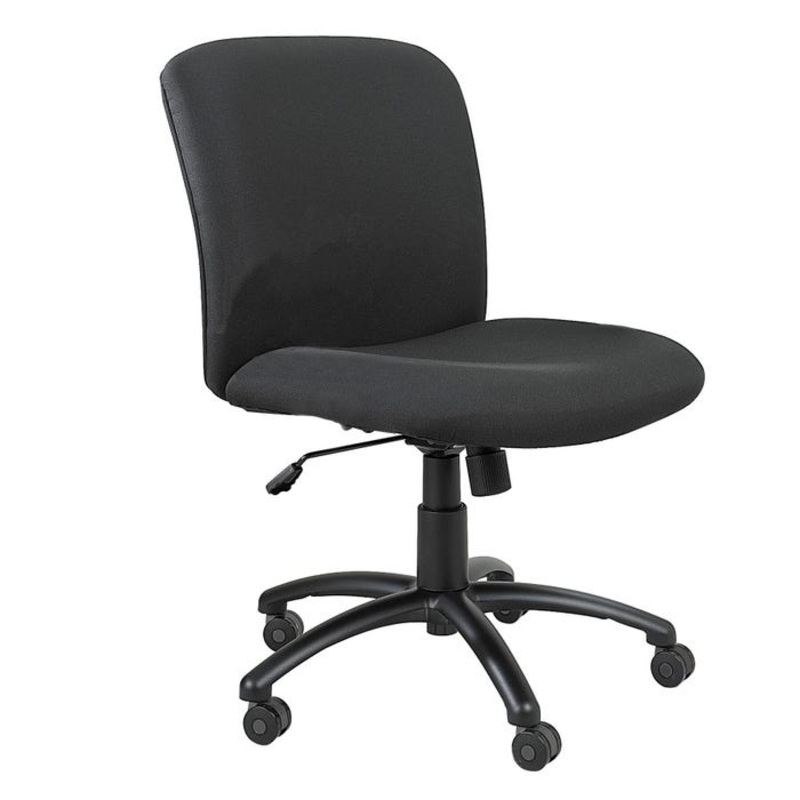 Safco Uber Big and Tall Mid Back Task Chair, 27 x 30-1/4 x 40-1/2 Inches, Black