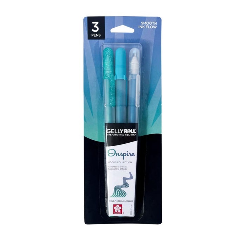 Sakura Gelly Roll Moods – Inspire, Fine/Medium/Bold, Set of 3