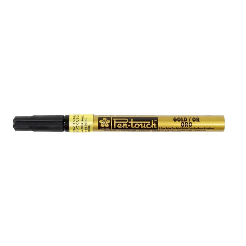 Sakura Pentouch Paint Marker, Extra Fine Tip, Gold, Each