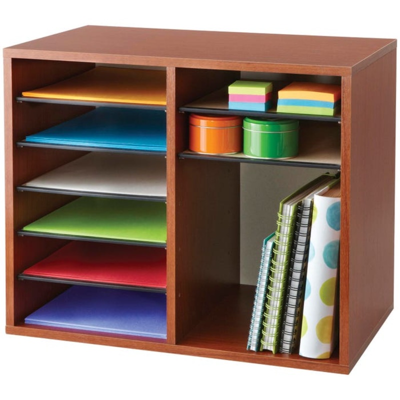 Safco 12 Compartment Literature Organizer, 19-1/2 x 12 x 16 Inches