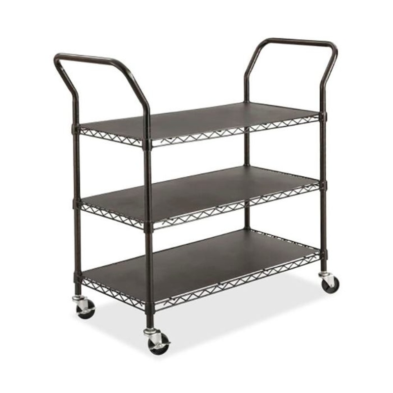 Safco 3-Shelf Wire Utility Cart