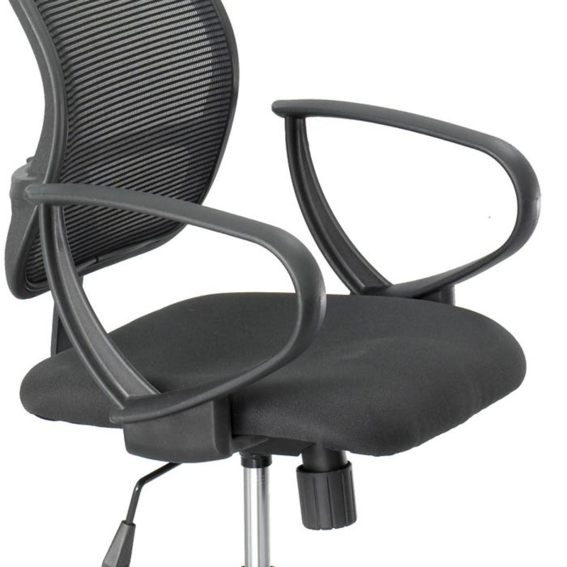 Safco Loop Arm Kit, Nylon, for Use with Mesh Extended Height Chair, 2 x 13 x 8 Inches, Black