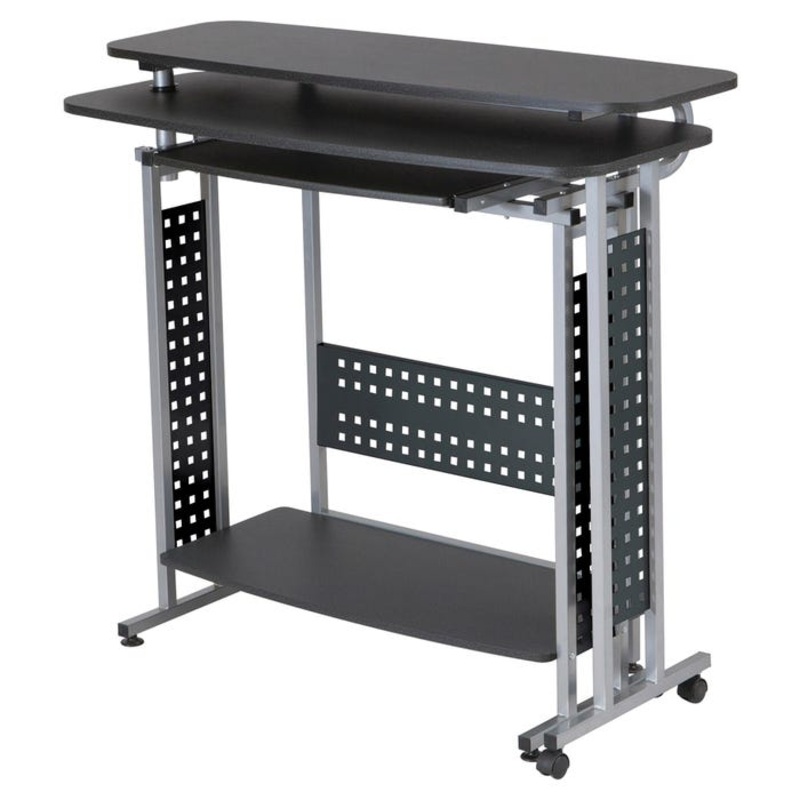 Safco Scoot Standing-height Desk – Standing Desk, Box 1 of 2 – Tops Only, 47-1/4 W x 20 D x 43-1/4 H inch, Black