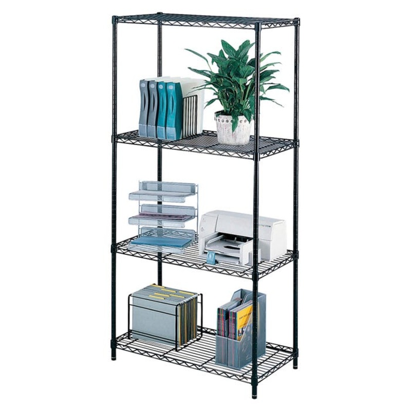 Safco Starter Unit, Black, 36 W x 18 D x 72 H in