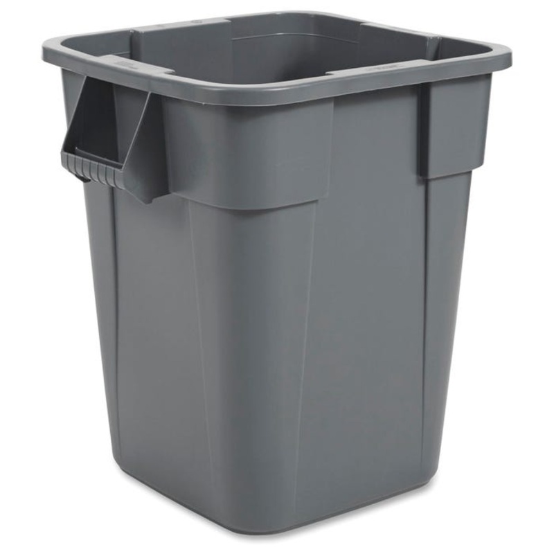 Brute Square Container, 40 Gallon, Gray
