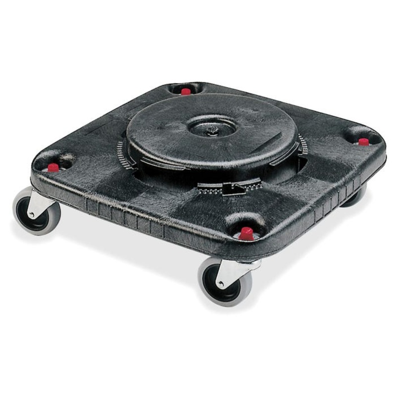 Brute Square Container Dolly, Black