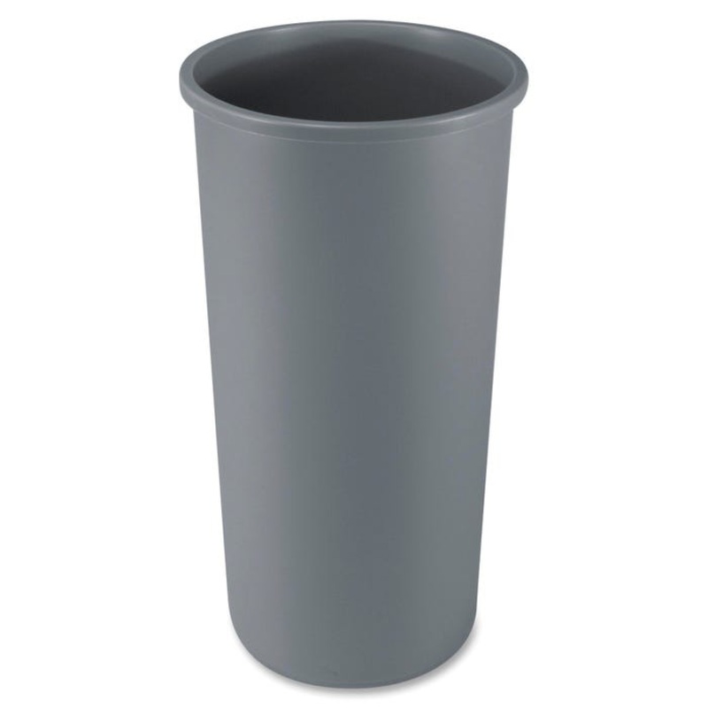 Rubbermaid Commercial Untouchable Round Container, 22 Gallon, Gray