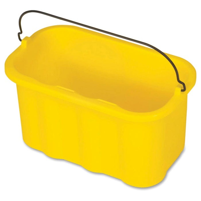 Rubbermaid Sanitizing Caddy, 10 qt, 14 in W X 7-1/2 in D X 8 in H, Yellow