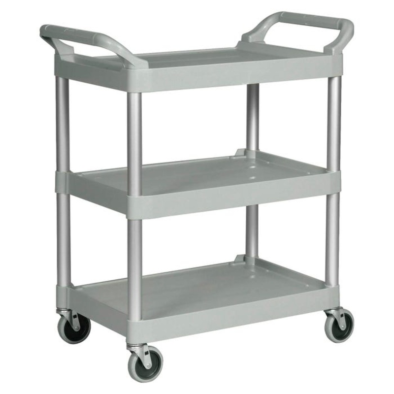Rubbermaid Utility Cart, 200 Pound Capacity, 33-5/8 x 18-5/8 x 37-3/4 Inches, Platinum