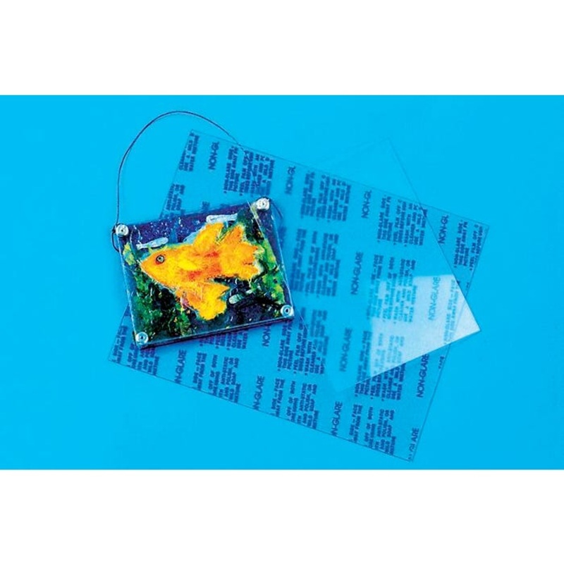 Sabic Polymer Shapes Plastic Cementable Moldable Acrylic Sheet, 12 x 12 Inches, Crystal Clear